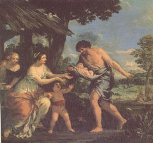 Pietro da Cortona Romulus and Remus Brought Back by Faustulus (mk05) Spain oil painting art